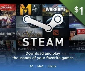 Картка Steam Wallet $100 (США)