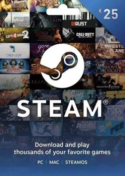 Картка Steam Wallet €25 (Європа)